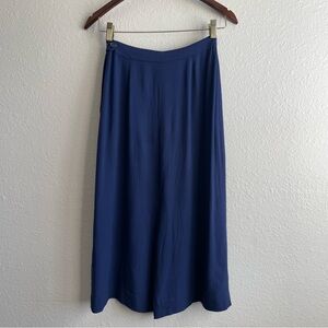 Vintage 1940s Classic Navy A-Line Women's Skirt